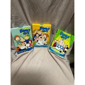 Family Guy Volume 1,2 and 4 DVD Sets Complete Tested In Very Good Condition